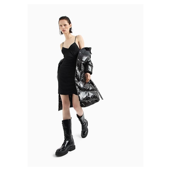 Armani Exchange 6dya71_yjeaz Kjole Sort L Kvinde