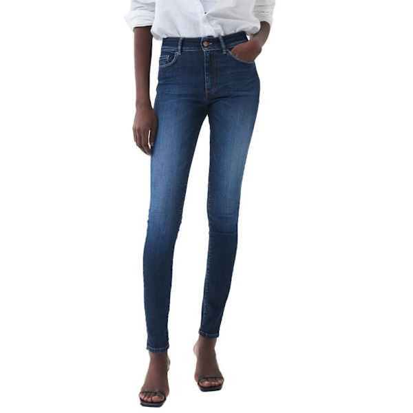 Salsa Jeans Jeans Med Hög Midja Push Up Destiny Skinny Blå 32 / 30 Kvinna