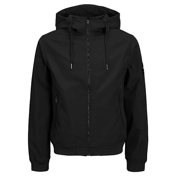 Jack & Jones Kevyt Takki Basic Softshell Plus Musta 8XL Mies