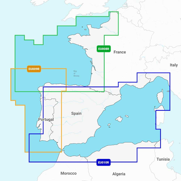 Garmin Npeu 008r Navionics Platinum+™ Av Biscaya Navionics Platinum+™ Microsd™/sd™-kort Sjökort Silver