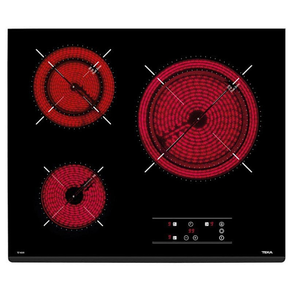 Teka Keramisk Kogeplade Tz 6320 60 Cm Sort Sort