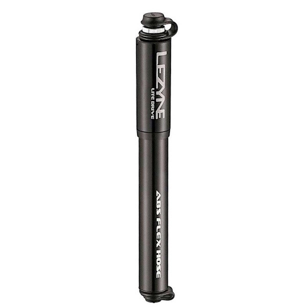 Lezyne Mini Pumpe Lite Drive-s Cnc Machined 160 Psi 180 Mm Long Sort 180 mm / 160 Psi