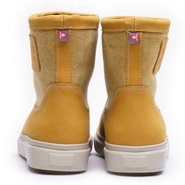 Boat Boot Canvas Lowcut Støvler Gul EU 42 Kvinde