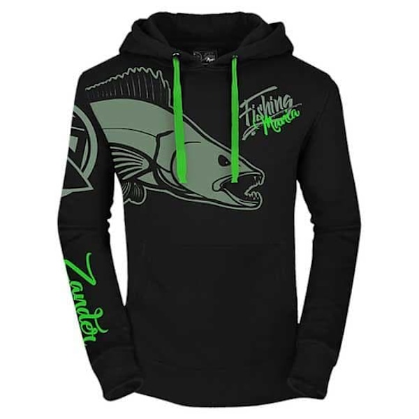 Hotspot Design Sweatshirt Fishing Mania Zander Sort M Mand