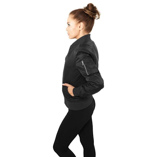 Urban Classics Bomberjakke Basic Sort M Kvinde