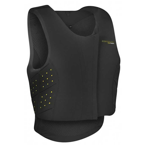 Komperdell Equestrian Turvaliivi Frontzip Musta 2XS