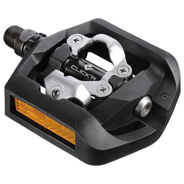 Shimano Pedaler T421 Click-r Orange,Sort