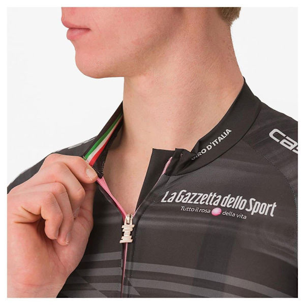 Castelli Kortærmet Trøje #giro106 Race Sort M Mand