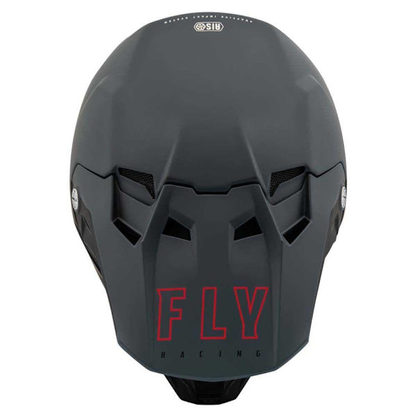 Fly Motocrosshjälm Formula Cc Centrum Svart,Grå L