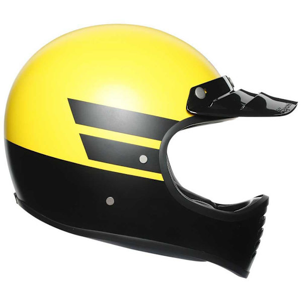 Agv Outlet Motocross Hjelm X101 Multi Gul,Sort 2XL