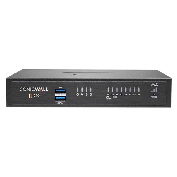 Sonicwall Firewall Router Tz270 Secure Uprage Plus Søvfarvet