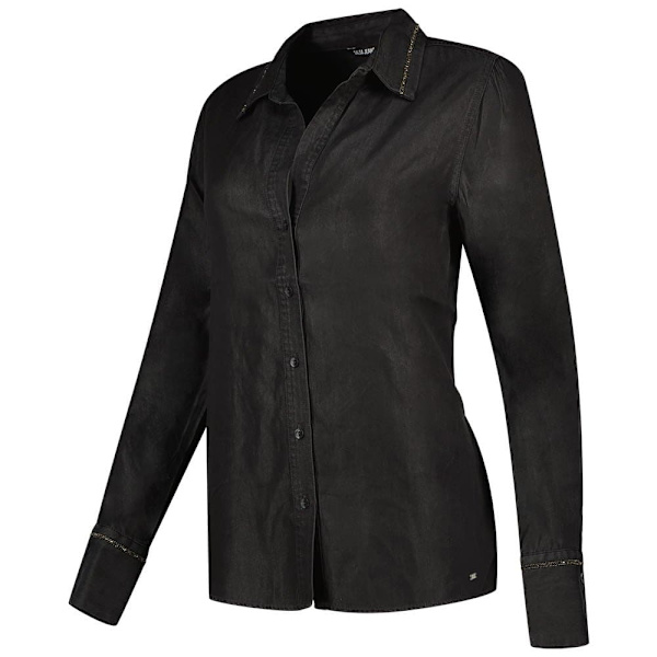 Salsa Jeans Pitkähihainen Paita 21007170 Regular Fit Musta M Nainen