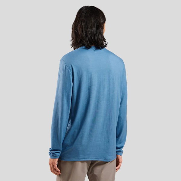 Odlo Merino 200 Tourist Långärmad Baslager Blå XL Man