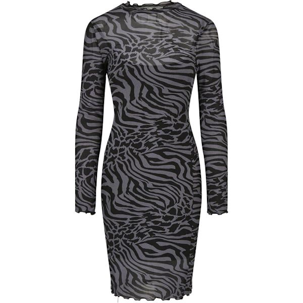 Urban Classics Aop Double Layer Kjole Grå S Kvinde
