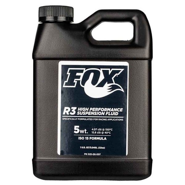 Fox Suspensionsolie Fox Fluid R3 5wt Iso 15 1l Sort