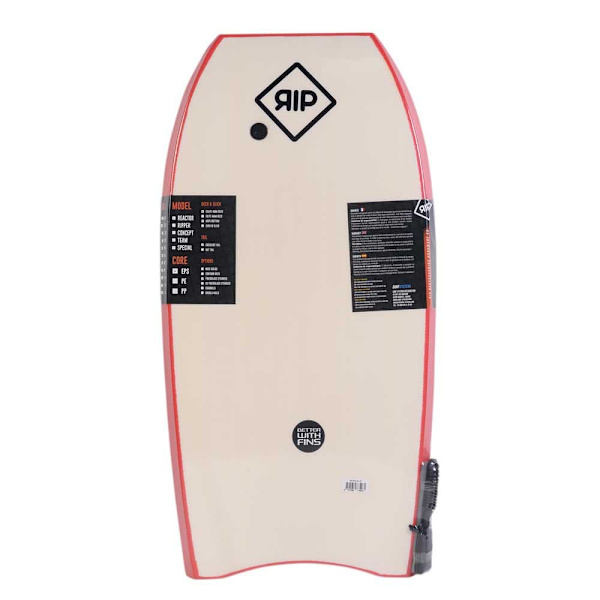 Rip Bodyboard Eps Reactor 42 Str+coil Leash Pu