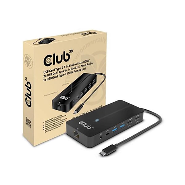 Club 3d Csv-1595 7 In 1 Hub