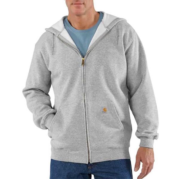 Carhartt Loose Fit Sweatshirt Med Fuld Lynlås K122 Grå XL