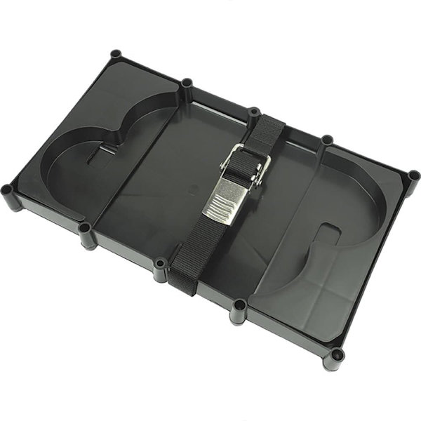 Seachoice Batteribakke Optima Sort 1 1/4 x 7 5/8 x 13 1/4´´
