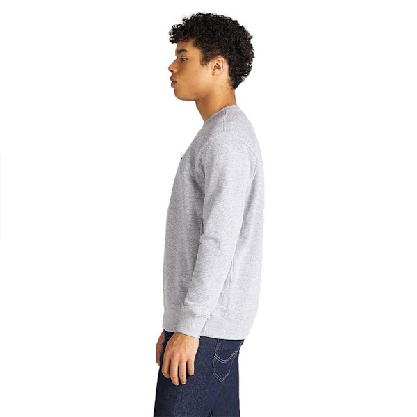 Lee Sweatshirt Plain Crew Grå M / Regular Mand