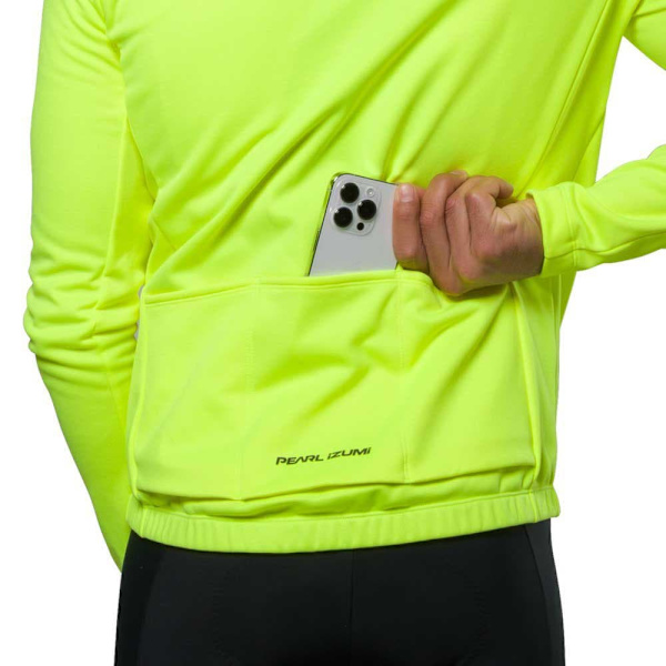 Pearl Izumi Quest Thermal Långärmad Trikå Gul S Man