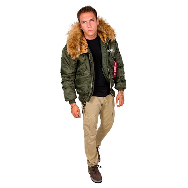 Alpha Industries 45p Custom Jakke Grøn L Mand