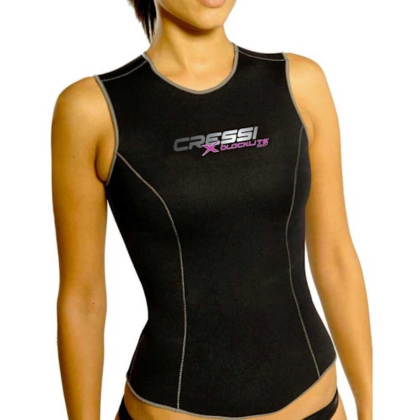 Cressi Liivi Nainen Blacklite 3.5 Mm Musta S