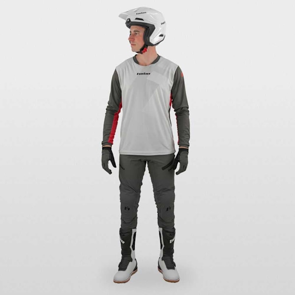 Hebo Tech Långärmad Trikå Grå M Man