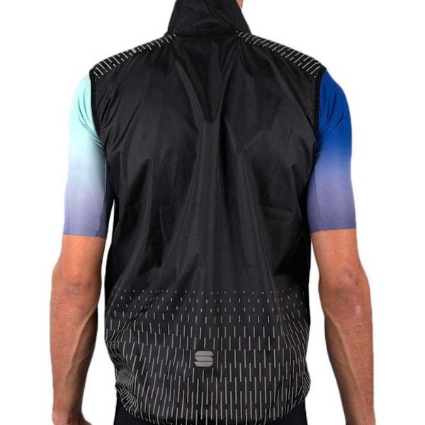 Sportful Gilet Reflex Sort S Mand