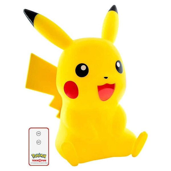 Teknofun Led 3d Pikachu Pokemon Keltainen