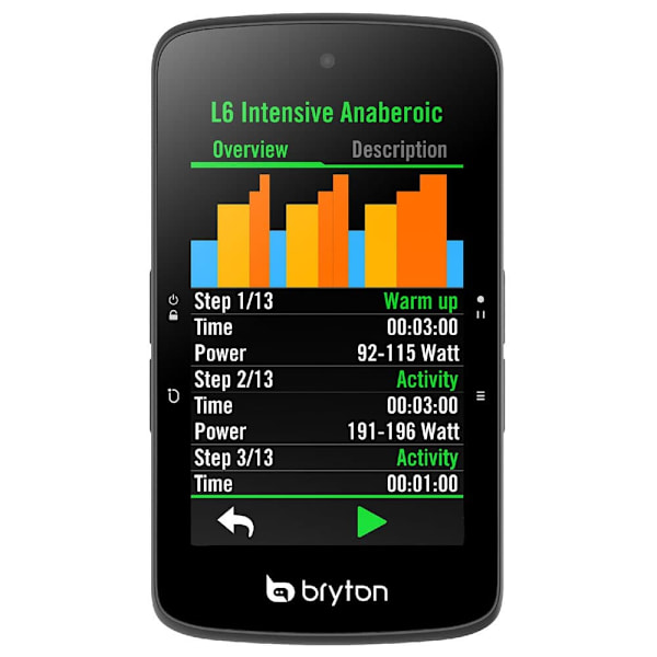 Bryton Cykelcomputer Rider S800 E Sort