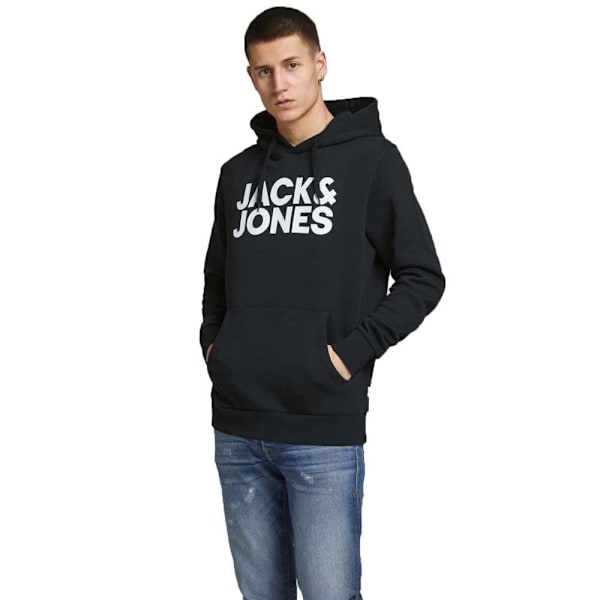 Jack & Jones Hættetrøje Corp Logo 2 Pack Sort M Mand