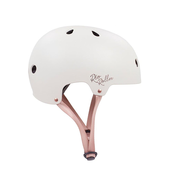 Rio Roller Hjelm Rose Hvid S-M