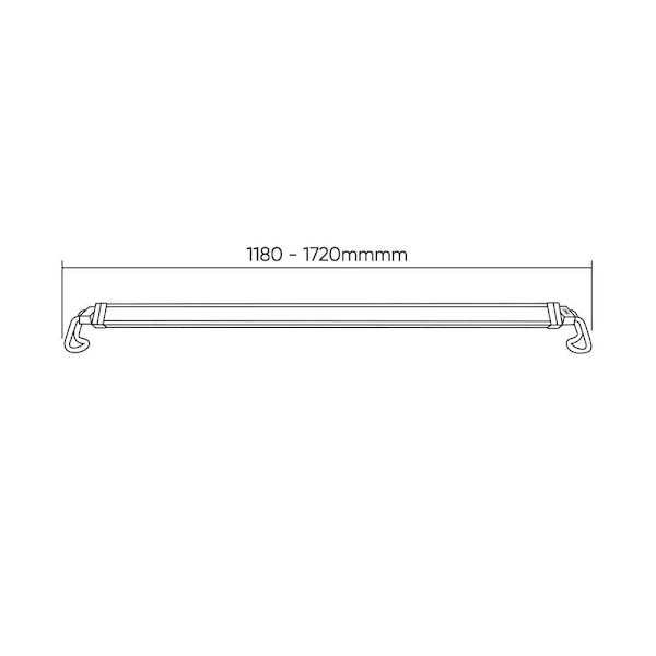 Jbm Led Bar Til Hætte 5000 Lumens