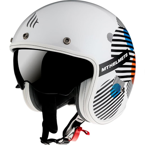 Mt Helmets Åben Ansigtshjelm Le Mans 2 Sv Zero Hvid 2XL