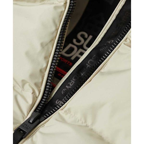Superdry Sports Jacka Beige M Kvinna