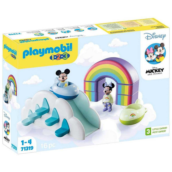 Playmobil Och Minnie House I Molnen Byggspel 1.2.3 & Disney: Mickey Flerfärgad