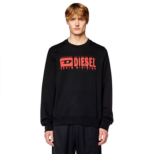 Diesel Sweatshirt Ginn L8 Sort M Mand