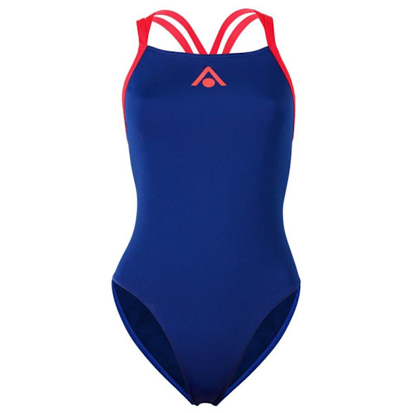 Aquasphere Baddräkt Essential Open Back Blå FR 44 Kvinna