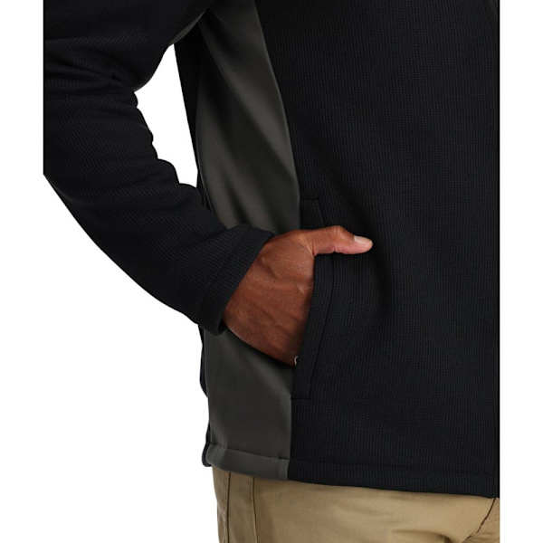 Spyder Fleece Med Fuld Lynlås Bandit Sort L Mand