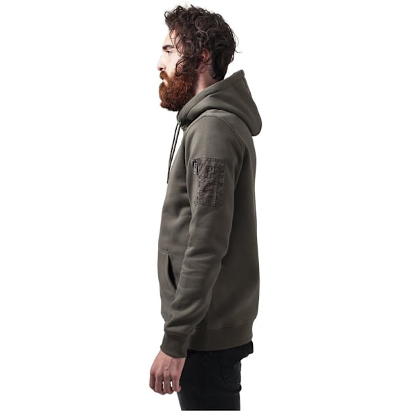 Urban Classics Sweatshirt Basic Bomber Grøn M Mand