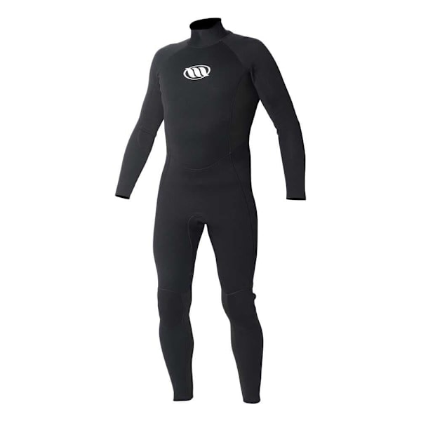 West Langærmet Neoprendragt Med Lynlås Bagpå Enforcer 3/2 Mm Gbs Steamer Sort 2XL