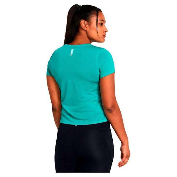 Under Armour Kortärmad T-shirt Launch Grönt M Kvinna