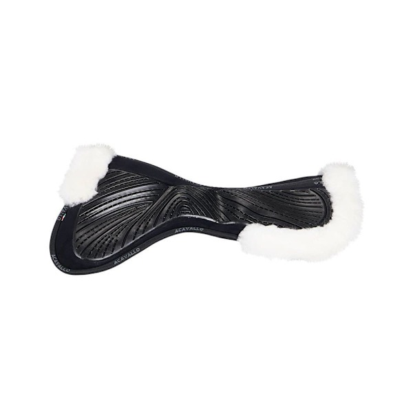Acavallo Mf-s Jccs-s Cw-cs Gel Grip Mocka Utskuren Fårskinn Sadelpad