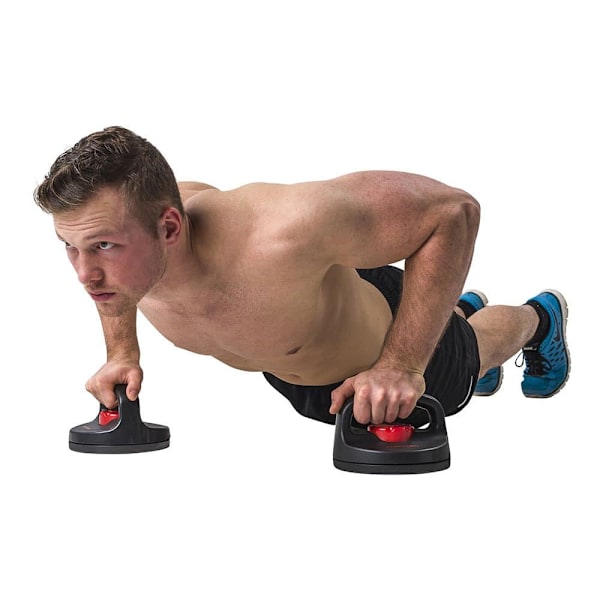 Tunturi Pyörivät Push Up-telineet Musta