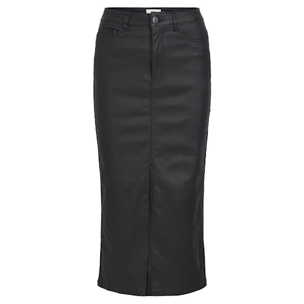 Object Naya Coated Lang Nederdel Sort XS Kvinde
