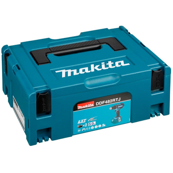 Makita Trådløs Ddf482rtj 18v+2 Bl1850b Blå