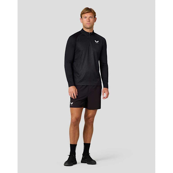 Castore Adapt Halv Lynlås Langærmet T-shirt Sort L Mand