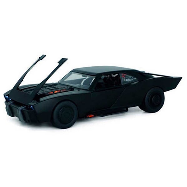 Jada Batmobo Med Lys Og Figur Metal 1:18 ´´the Batman´´ Sort