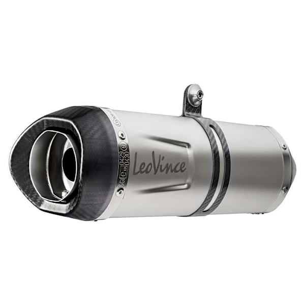 Leovince Lv One Evo Triumph Tiger Sport 660 22/trident 660 21-22 Ref:14385e Stainless Steel&carbon Slash Cut Typgodkänt Komplett Avgassystem...